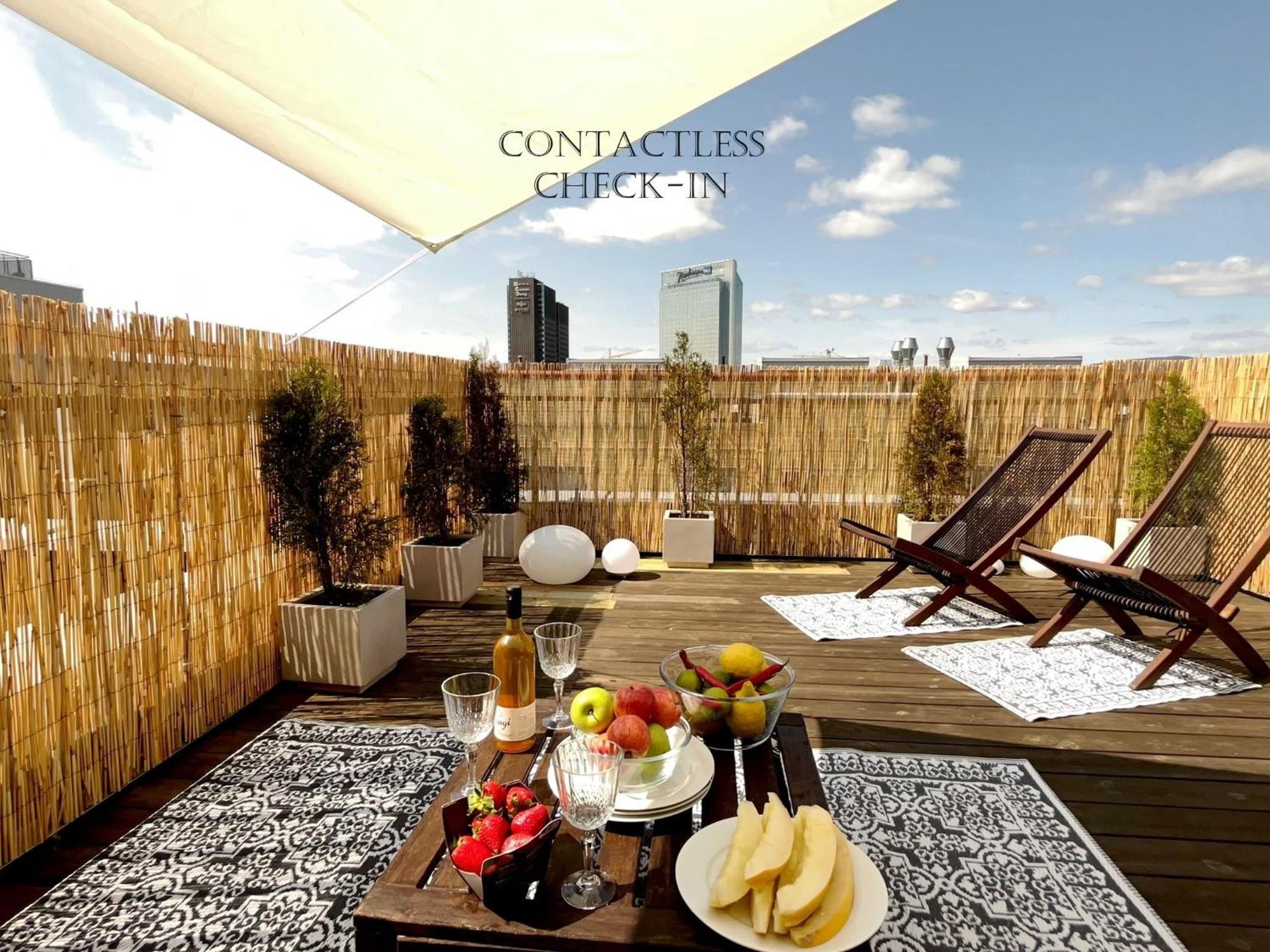City Center Flat W Roof Top Terrace & Free Parking Oslo Dış mekan fotoğraf